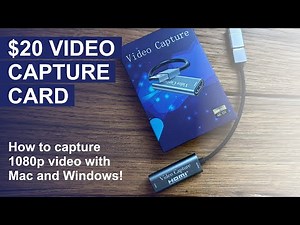$20 USB Video Capture adapter - how to use it!