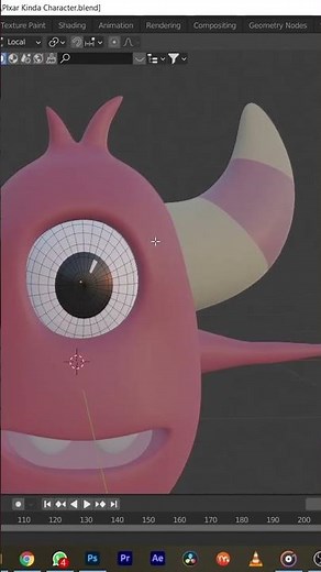 CARTOON CHARACTER in Blender 3D Inspired by: Zerina 3D