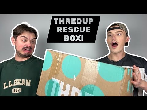 ThredUp Rescue Box of 25 Mystery Clothing Items! Will We Get Trash or Treasure?!