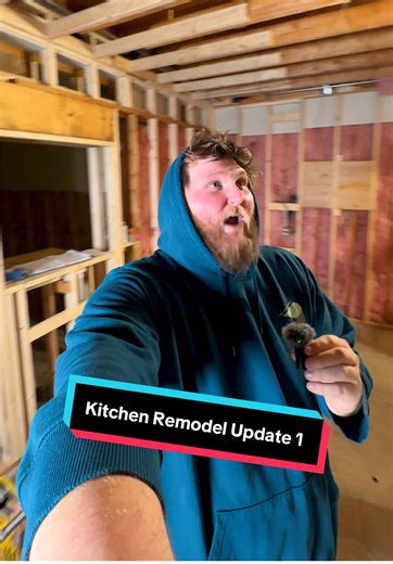 My kitchen is absolutely cooked right now… but you guys wanted updates! So here’s what it looks like just 8 days in to construction #kitchen #remodel #update #construction #chef