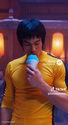 Bruce vs Sub-Zero! Friendship! #brucelee #subzero #friendship #chunli #ai