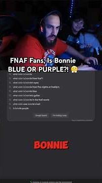 Most Debated FNAF Question In All of FNAF: Is FNAF 1 Bonnie Purple Or Blue?! 👀 #fivenightsatfreddys