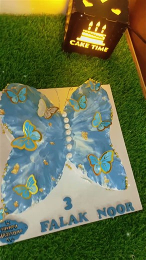 Butterfly cake🩵🩵🩵🦋