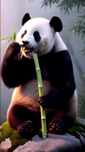 🐼 Giant Pandas: Nature’s Black and White Wonder! 🌿✨