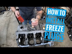How to install freeze plugs. Getting started on our 454 big block Chevy for Creampuff.