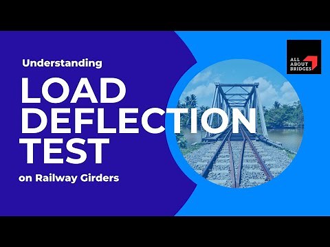 Understanding Load Deflection Test on Railway Girders #bridgebuilding #bridgedesign #railwaybridge