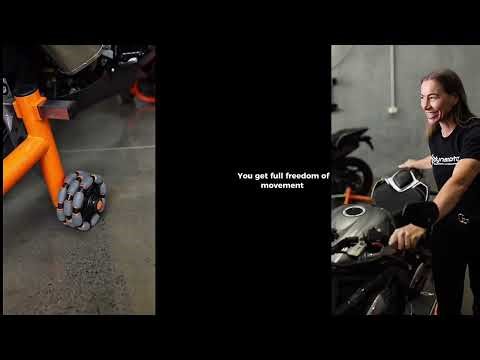 Dynamoto Wheel Technology Explained - How Our Stands Move Motorcycles in Any Direction