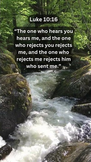 Jesus Saves | Luke 10:16 Daily Bible Verse