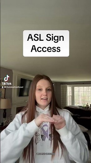 Learn How To Sign "Access" in ASL for Beginners | American Sign Language #shorts