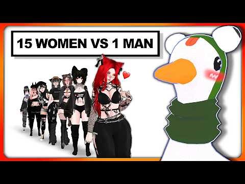 15 WOMEN vs 1 DUCK (VR)