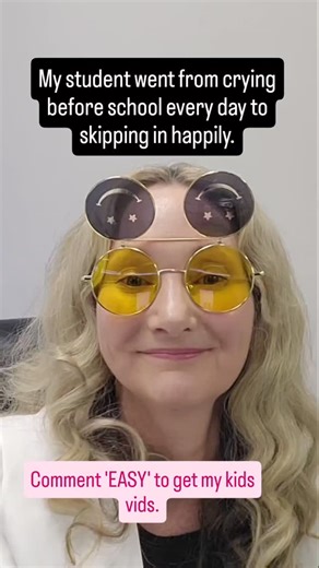 My student went from crying before school every day to skipping in happily. They didn’t need therapy sessions or a different school teacher. The reality is, your child can unlearn anxiety and become confident by learning 8 steps. Just like kids need to be taught how to read, they need to be taught how to flip anxiety. You can get the exact strategies your child needs in my videos that I made for kids. They’ve already helped kids in 154 countries so I’m very confident they will help you. Comment 