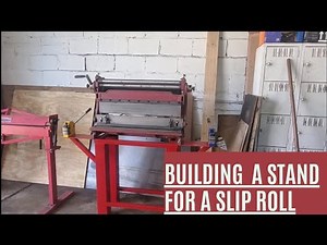 Building a stand for the Harbor Freight 3N1 slip roll machine