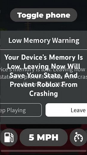 I Got Low Memory Warning On Roblox (Error Code: 292)
