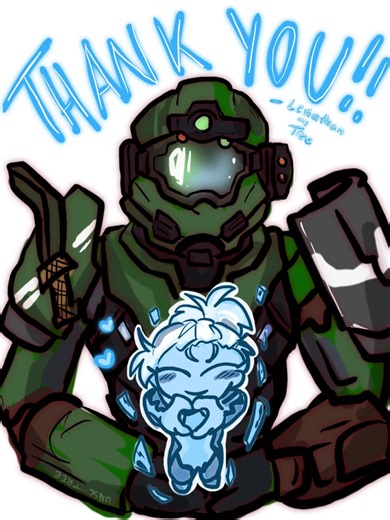 I cannot EXPRESS how amazing you guys are!!! Thank you so much for all the kind comments and support, my boyfriend and I have been kicking our feet reading them!!! #halo #haloart #haloreach #artist