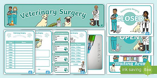 Vets Surgery Role Play Pack