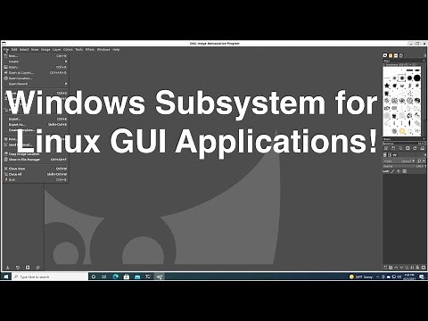 Windows 10 Build 21364 - Windows Subsystem for Linux GUI Applications!
