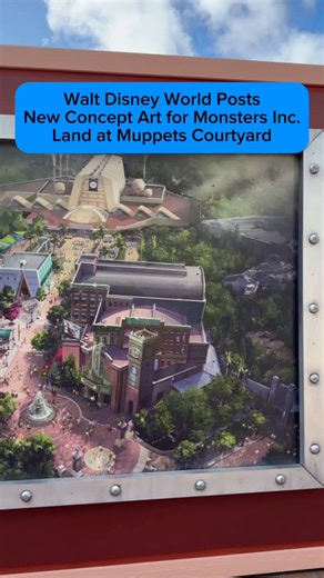 WDW News Today on Instagram: "Decorations showing guests what’s to come for Grand Avenue at Disney’s Hollywood Studios have been added to the construction walls around the former Muppets Courtyard. The concept art on the walls is slightly different from the art revealed initially in 2024, most prominently with a new theater name for the space where MuppetVision 3-D formerly stood. For a full breakdown of the concept art changes and all things Monstropolis, read our articles on WDWNT.com! • #disn