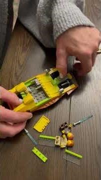 Lego build ASMR Bounty Hunter Pursuit part 3 #lego #legobuilding #asmr #starwars