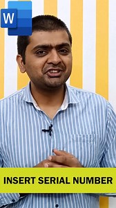 174K views · 5.8K reactions | HOW TO INSERT SERIAL NUMBER IN MS WORD #c#creativelearningbyritesh #shorts #msword #msoffice #FacebookReelsContest #shortfeed | Creative Learning By Ritesh | Facebook