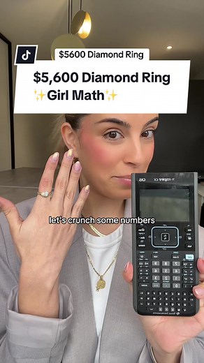 Diamond Math Calculator: $5,600 Diamond Ring Equation