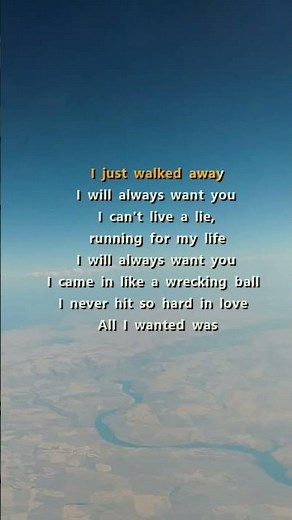 Miley Cyrus - Wrecking Ball - Karaoke