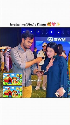 Iqra kanwal find 3 things 🥰💖 || #sistrology #videoediting #interview