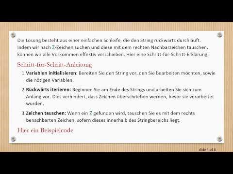 Eine einfache Methode, bestimmte Zeichen in einem String mit C+ + zu verschieben