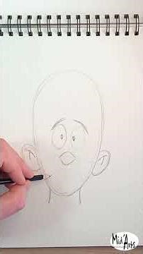 How to draw facial expressions: FEAR #learndrawing #drawing #easydrawing