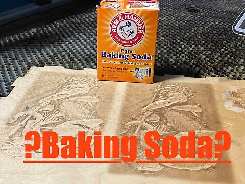 How to... Wood engraving with BAKING SODA??