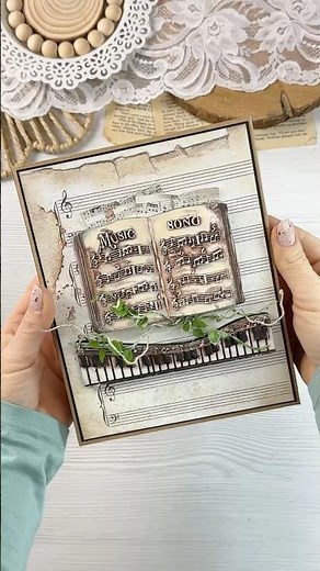 Music folio album #handmade #stamperia