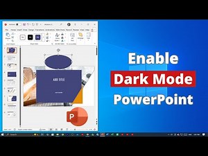 How to Turn On Dark Mode on Microsoft PowerPoint