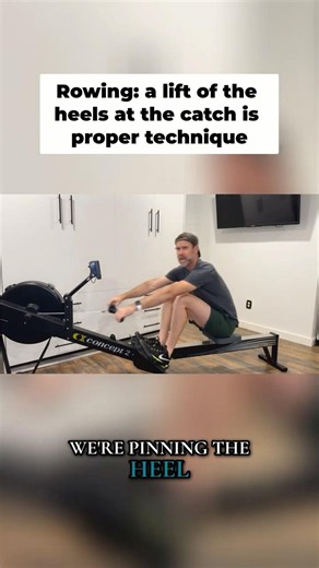 Unlock Rowing Power: Allow Heel Rise for Longer Strokes!