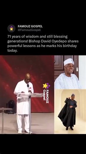 Bishop David Oyedepo's Birthday Lessons on God's Opinion