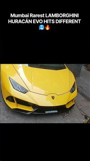 LAMBORGHINI HURACÁN EVO HITS DIFFERENT 🥶🔥#lamborghini#huracan#evo#trending#viral#exoticcars#mumbai.