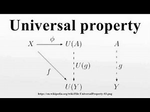 Universal property