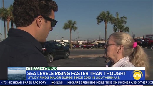 3.6K views · 70 reactions | SEA LEVELS RISING FASTER THAN THOUGHT: A new study suggests sea levels along the Southeast and Gulf coasts have risen at double the global rate since 2010. ABC’s Lionel Moise has the details. | World News Now | Facebook