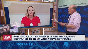 Logitech CEO Hanneke Faber goes one-on-one with Jim Cramer