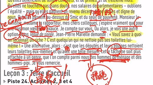 1923.【Cosmopolite 5 C1.2】Dossier 5 L'égale de l'homme 听力讲解 第四部分