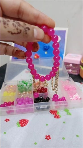 Pink Bracelet Ideas🩷 | Cute & Elegant Handmade Jewelry | Diy Bracelet💕 #smallbusiness #bracelet #diy