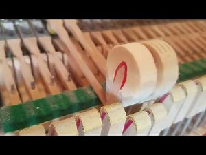 Reshaping Piano Hammers Using Rotary Tool
