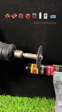 Rotary tool vs Battery test #tools #experiment #oddlysatisfying