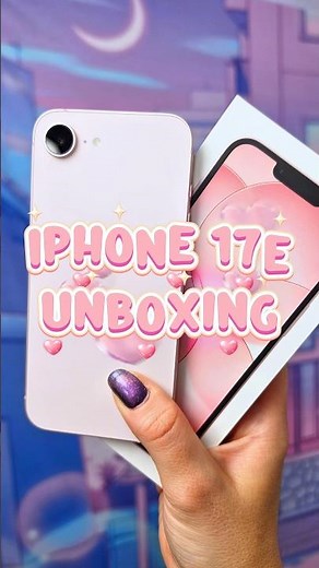 Apple iPhone 17e in Pink 💗 Quick Unboxing!