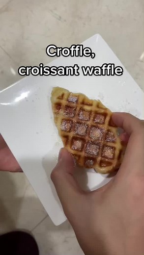 Home made Croffle#kulinertiktok #asmrcookingsound #asmrcook #masakansimple #와플기계 #asmrcook #waffle