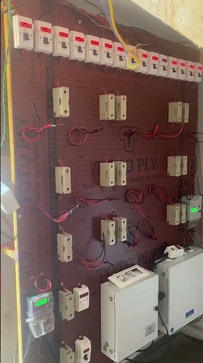 Meter fitting panel #electrician #electric @VRelectrien￼