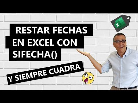 Subtract two dates in Excel with SIFECHA