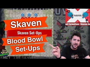 Skaven Set-Up Formations for Blood Bowl - Blood Bowl 2020 (Bonehead Podcast)