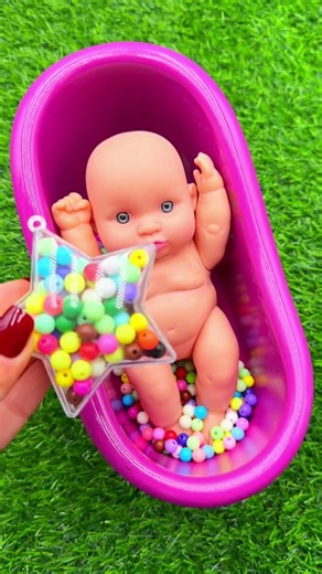 Full of 3 Rainbow BathTubs Candy with M&M's & Magic Slime Cutting Video