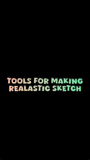 TOOLS FOR MAKING REALATIC SKTECH #shorts #drawing #drawingtools #artist #shading#sketch#pencilsketch