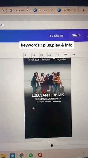 Tutorial design banner wisuda ala netflix di canva! #CanvaHacks #Tipsediting #Editing #Canvaediting