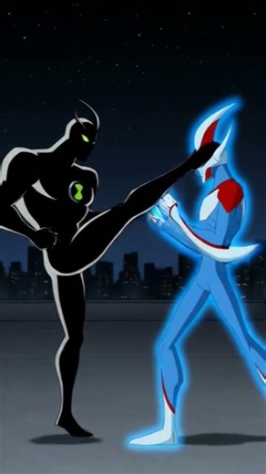 ultimate way big vs alien x 😲